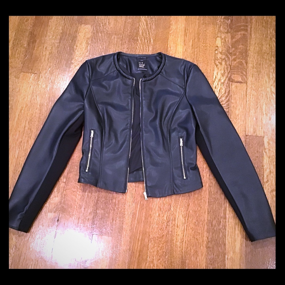 Zara Faux leather jacket